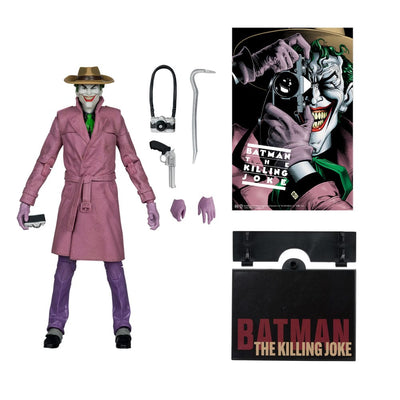 DC Multiverse McFarlane Cover Recreations Action Figure The Joker (Batman: The Killing Joke) (Gold Label) 18cm
