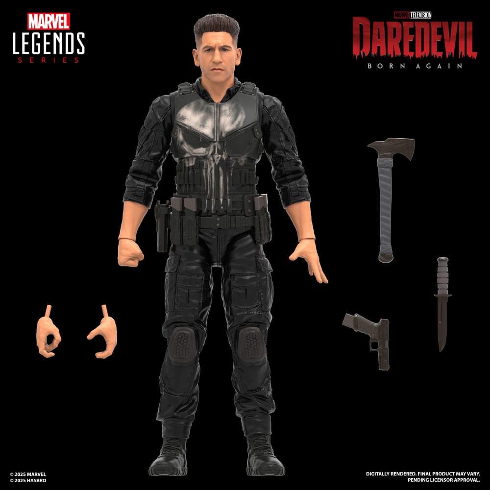 Daredevil: Born Again Marvel Legends Action Figure Punisher 15cm - Action Figures - Hasbro - Hobby Figures UK