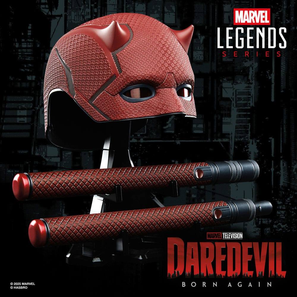 Daredevil: Born Again Premium Roleplay Mask and Billy Club - Action Figures - Hasbro - Hobby Figures UK