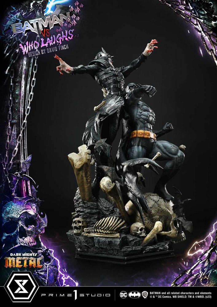 Dark Nights: Metal Ultimate Premium Masterline Series Statue 1/4 Batman VS Batman Who Laughs 67cm - Scale Statue - Prime 1 Studio - Hobby Figures UK