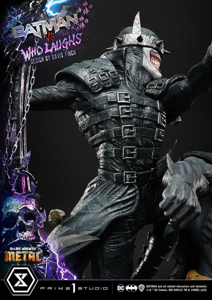 Dark Nights: Metal Ultimate Premium Masterline Series Statue 1/4 Batman VS Batman Who Laughs 67cm - Scale Statue - Prime 1 Studio - Hobby Figures UK