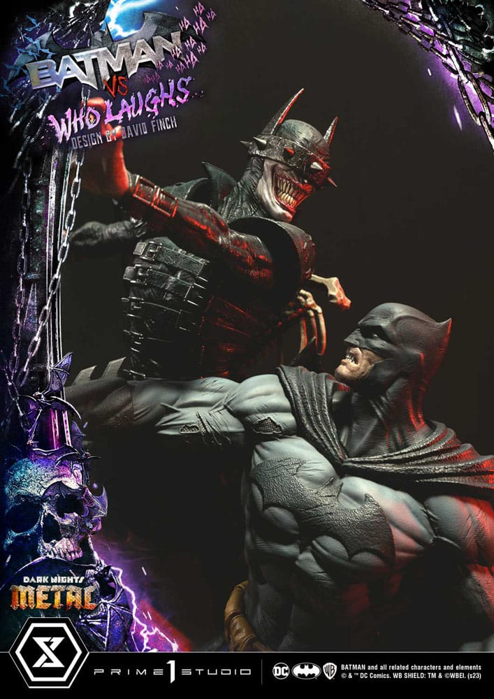 Dark Nights: Metal Ultimate Premium Masterline Series Statue 1/4 Batman VS Batman Who Laughs 67cm - Scale Statue - Prime 1 Studio - Hobby Figures UK