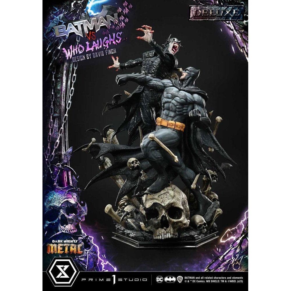 Dark Nights: Metal Ultimate Premium Masterline Series Statue 1/4 Batman VS Batman Who Laughs Deluxe Version 67cm - Scale Statue - Prime 1 Studio - Hobby Figures UK