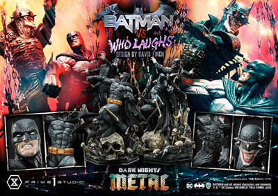 Dark Nights: Metal Ultimate Premium Masterline Series Statue 1/4 Batman VS Batman Who Laughs 67cm - Scale Statue - Prime 1 Studio - Hobby Figures UK