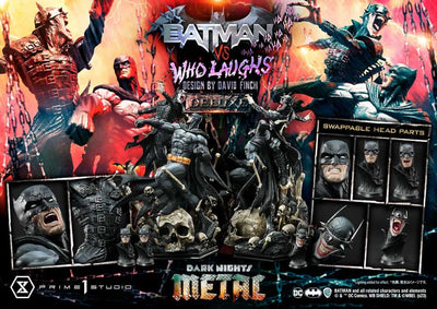 Dark Nights: Metal Ultimate Premium Masterline Series Statue 1/4 Batman VS Batman Who Laughs Deluxe Version 67cm - Scale Statue - Prime 1 Studio - Hobby Figures UK