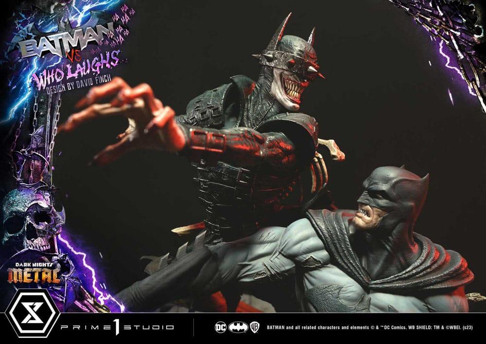 Dark Nights: Metal Ultimate Premium Masterline Series Statue 1/4 Batman VS Batman Who Laughs 67cm - Scale Statue - Prime 1 Studio - Hobby Figures UK