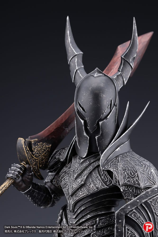 Dark Souls Q Collection PVC Statue Black Knight 18cm Hobby Figures