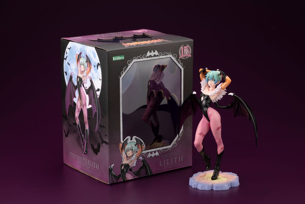 DarkStalkers Lilith Aensland Bishoujo Statue factory Kotobukiya 1/7 Scale Figure