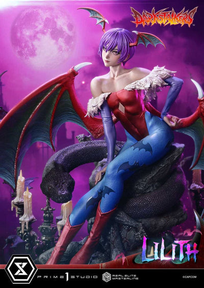 Darkstalkers Real Elite Masterline Series Statue 1/4 Lilith Bonus Version 52cm - Scale Statue - Prime 1 Studio - Hobby Figures UK