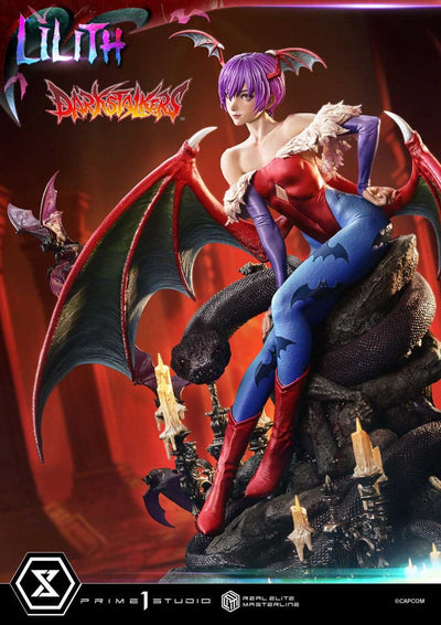 Darkstalkers Real Elite Masterline Series Statue 1/4 Lilith Bonus Version 52cm - Scale Statue - Prime 1 Studio - Hobby Figures UK