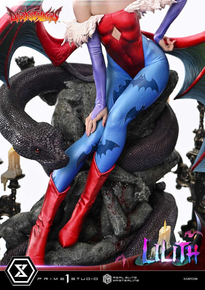 Darkstalkers Real Elite Masterline Series Statue 1/4 Lilith Bonus Version 52cm - Scale Statue - Prime 1 Studio - Hobby Figures UK