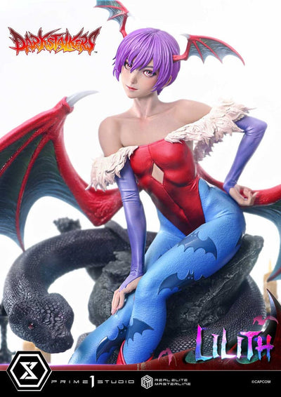 Darkstalkers Real Elite Masterline Series Statue 1/4 Lilith Bonus Version 52cm - Scale Statue - Prime 1 Studio - Hobby Figures UK
