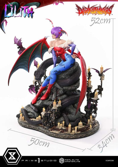 Darkstalkers Real Elite Masterline Series Statue 1/4 Lilith Bonus Version 52cm - Scale Statue - Prime 1 Studio - Hobby Figures UK