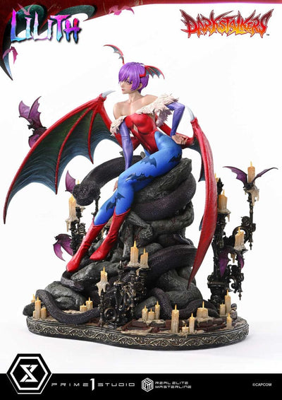 Darkstalkers Real Elite Masterline Series Statue 1/4 Lilith Bonus Version 52cm - Scale Statue - Prime 1 Studio - Hobby Figures UK