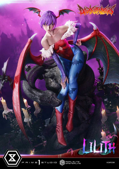 Darkstalkers Real Elite Masterline Series Statue 1/4 Lilith Bonus Version 52cm - Scale Statue - Prime 1 Studio - Hobby Figures UK