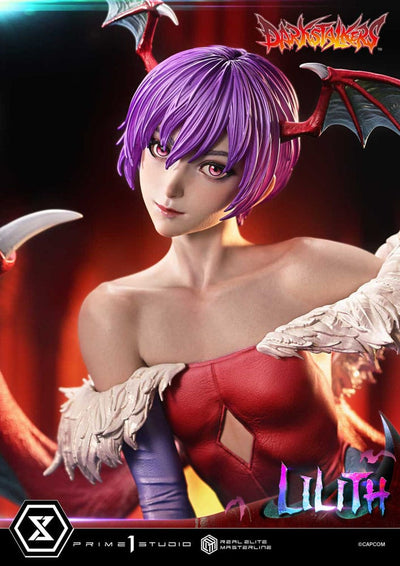Darkstalkers Real Elite Masterline Series Statue 1/4 Lilith Bonus Version 52cm - Scale Statue - Prime 1 Studio - Hobby Figures UK