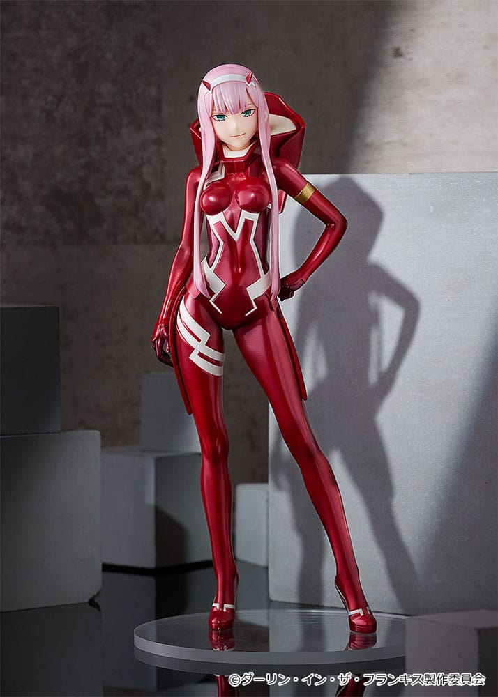 Darling in the Franxx Party Pop Up Parade PVC Statue Zero Two: Pilot Suit L Size 23cm - Scale Statue - Good Smile Company - Hobby Figures UK