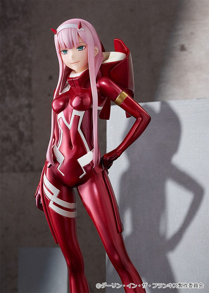 Darling in the Franxx Party Pop Up Parade PVC Statue Zero Two: Pilot Suit L Size 23cm - Scale Statue - Good Smile Company - Hobby Figures UK