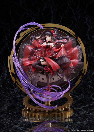 Date A Bullet PVC Statue 1/7 Kurumi Tokisaki: Pigeon Blood Ruby Dress Ver. 33cm - Scale Statue - eStream - Hobby Figures UK