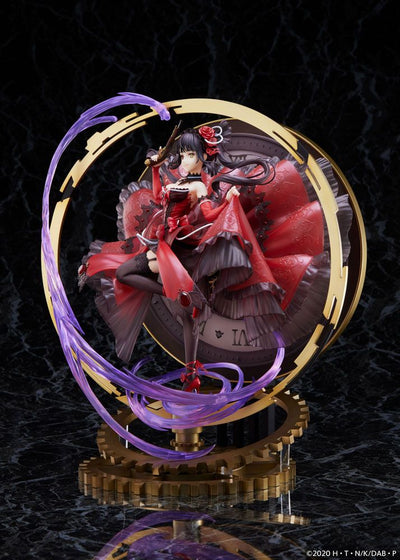 Date A Bullet PVC Statue 1/7 Kurumi Tokisaki: Pigeon Blood Ruby Dress Ver. 33cm - Scale Statue - eStream - Hobby Figures UK