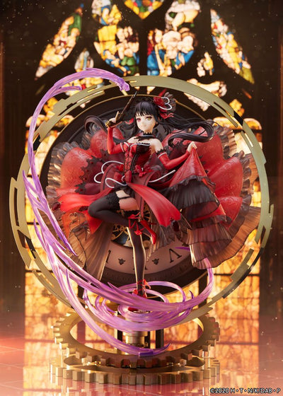 Date A Bullet PVC Statue 1/7 Kurumi Tokisaki: Pigeon Blood Ruby Dress Ver. 33cm - Scale Statue - eStream - Hobby Figures UK