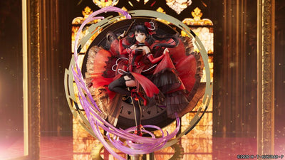 Date A Bullet PVC Statue 1/7 Kurumi Tokisaki: Pigeon Blood Ruby Dress Ver. 33cm - Scale Statue - eStream - Hobby Figures UK