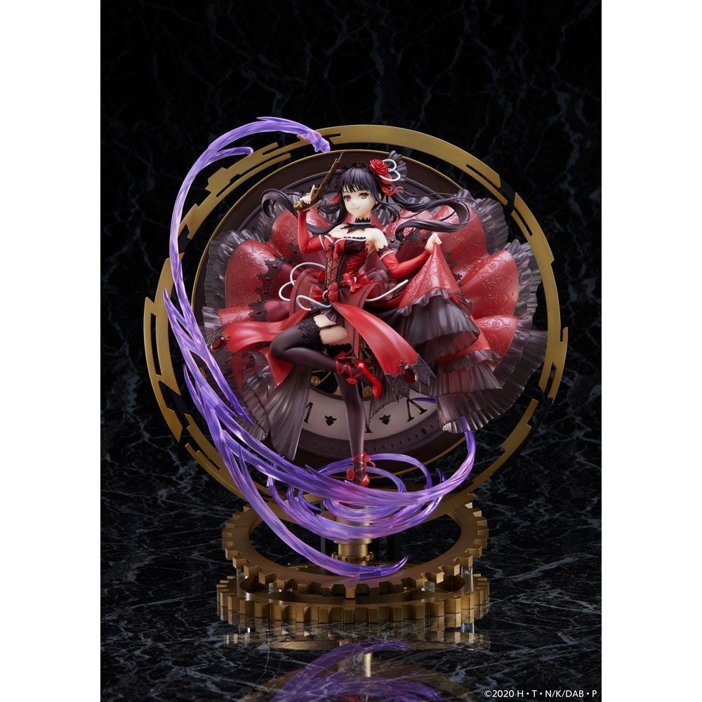 Date A Bullet PVC Statue 1/7 Kurumi Tokisaki: Pigeon Blood Ruby Dress Ver. 33cm - Scale Statue - eStream - Hobby Figures UK