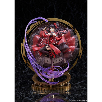 Date A Bullet PVC Statue 1/7 Kurumi Tokisaki: Pigeon Blood Ruby Dress Ver. 33cm - Scale Statue - eStream - Hobby Figures UK