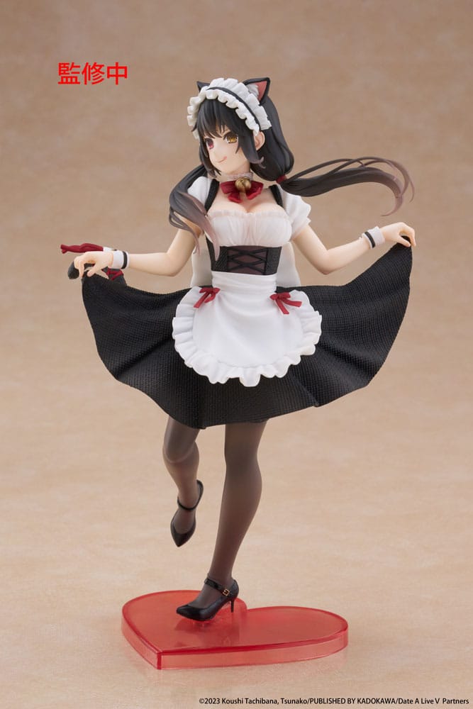 Date A Live V Coreful PVC Statue Kurumi Tokisaki Cat Ear Maid Ver. 18cm - Scale Statue - Taito Prize - Hobby Figures UK