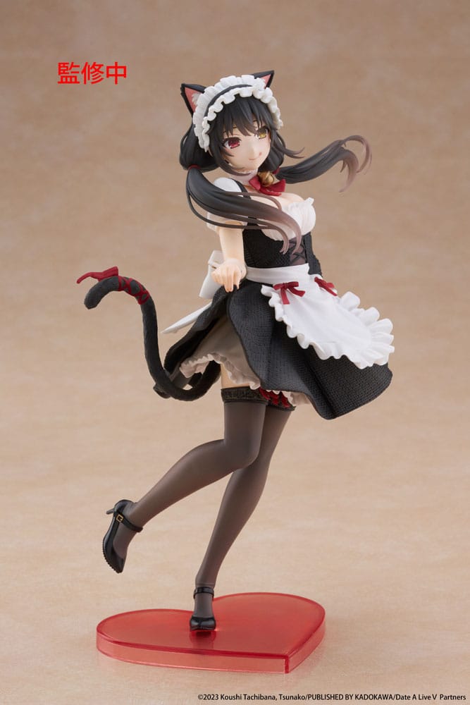 Date A Live V Coreful PVC Statue Kurumi Tokisaki Cat Ear Maid Ver. 18cm - Scale Statue - Taito Prize - Hobby Figures UK
