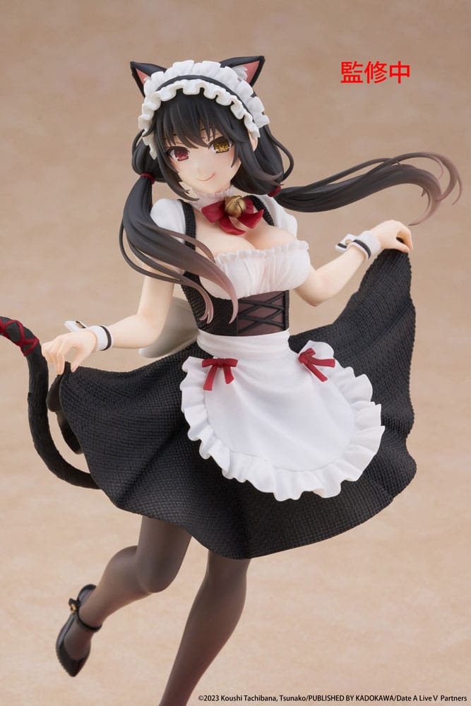 Date A Live V Coreful PVC Statue Kurumi Tokisaki Cat Ear Maid Ver. 18cm - Scale Statue - Taito Prize - Hobby Figures UK