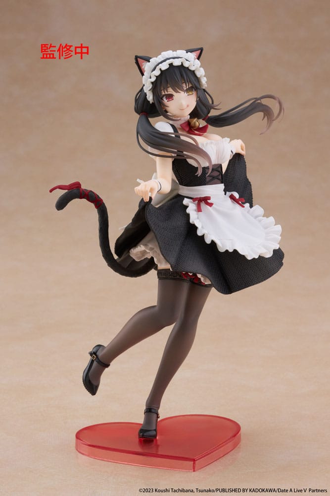 Date A Live V Coreful PVC Statue Kurumi Tokisaki Cat Ear Maid Ver. 18cm - Scale Statue - Taito Prize - Hobby Figures UK