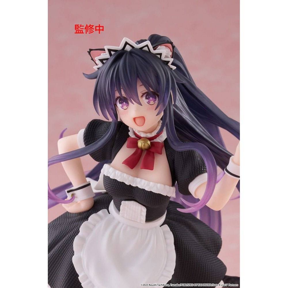 Date A Live V Coreful PVC Statue Tohka Yatogami Cat Ear Maid Ver. 18cm - Scale Statue - Taito Prize - Hobby Figures UK