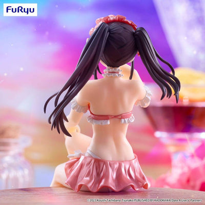 Date A Live V Noodle Stopper PVC Statue Kurumi Tokisaki Swimsuit Pastel Red Color Ver. 15cm - Scale Statue - Furyu - Hobby Figures UK