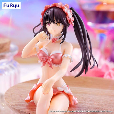 Date A Live V Noodle Stopper PVC Statue Kurumi Tokisaki Swimsuit Pastel Red Color Ver. 15cm - Scale Statue - Furyu - Hobby Figures UK