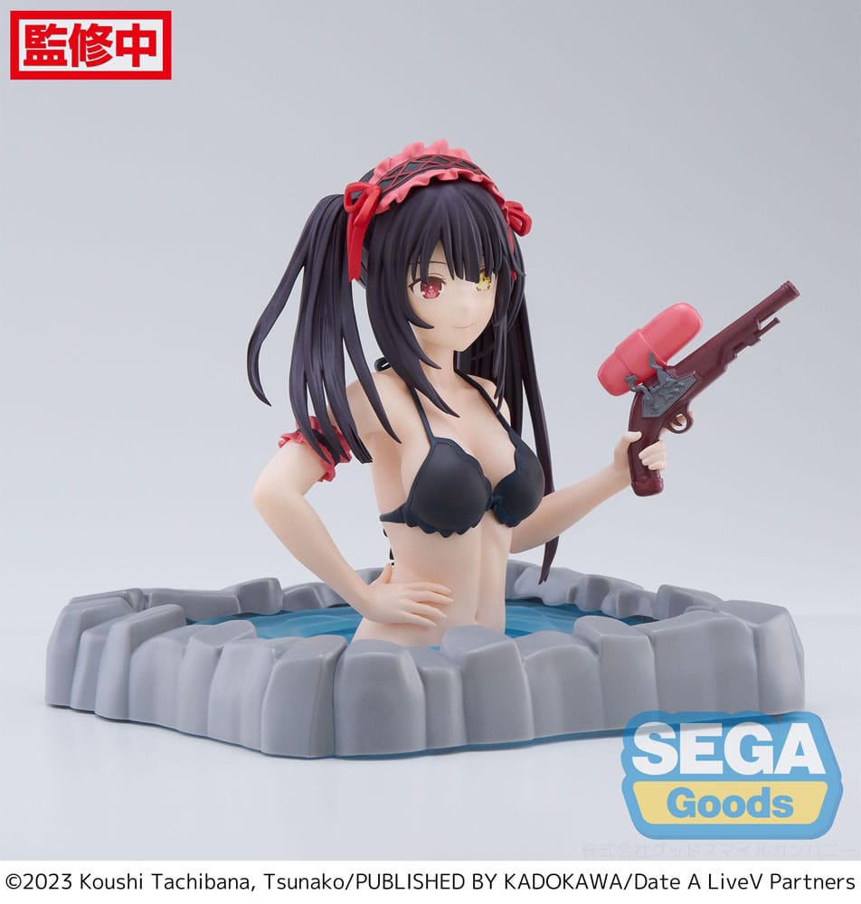 Date A Live V Thermae Utopia PVC Statue Kurumi Tokisaki 13cm - Scale Statue - Sega - Hobby Figures UK