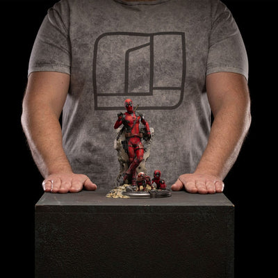 Deadpool 3 Art Scale Statue 1/10 Deadpool 21cm - Scale Statue - Iron Studios - Hobby Figures UK