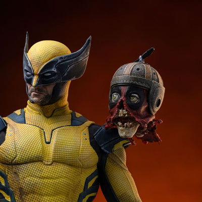 Deadpool 3 Art Scale Statue 1/10 Wolverine & Headpool 22cm - Scale Statue - Iron Studios - Hobby Figures UK