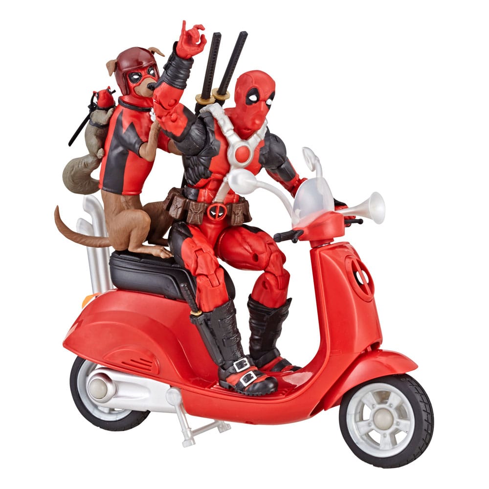 Deadpool Corps Marvel Legends Vehicle with Figure Deadpool with Scooter 15cm - Action Figures - Hasbro - Hobby Figures UK