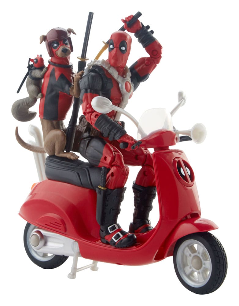 Deadpool Corps Marvel Legends Vehicle with Figure Deadpool with Scooter 15cm - Action Figures - Hasbro - Hobby Figures UK