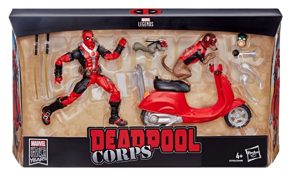 Deadpool Corps Marvel Legends Vehicle with Figure Deadpool with Scooter 15cm - Action Figures - Hasbro - Hobby Figures UK