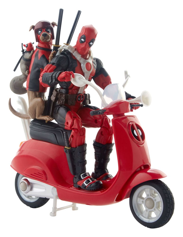 Deadpool Corps Marvel Legends Vehicle with Figure Deadpool with Scooter 15cm - Action Figures - Hasbro - Hobby Figures UK