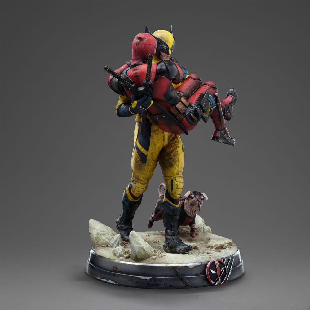 Deadpool Deluxe Art Scale Statue 1/10 Deadpool & Wolverine 21cm - Scale Statue - Iron Studios - Hobby Figures UK