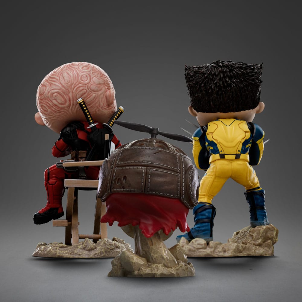 Deadpool & Wolverine Mini Co. PVC Figure Deadpool Unmasked 13cm - Mini Figures - Iron Studios - Hobby Figures UK