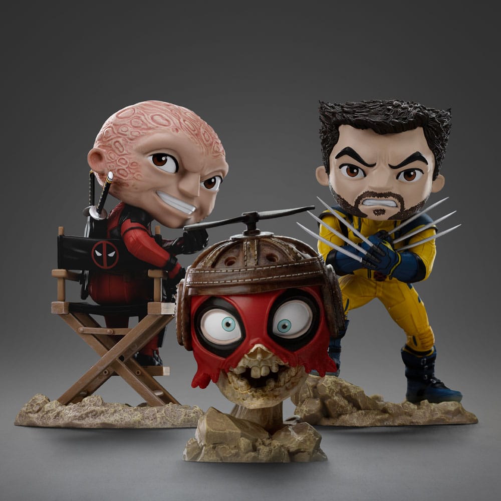 Deadpool & Wolverine Mini Co. PVC Figure Deadpool Unmasked 13cm - Mini Figures - Iron Studios - Hobby Figures UK