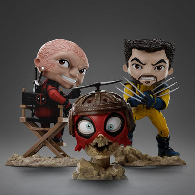 Deadpool & Wolverine Mini Co. PVC Figure Deadpool Unmasked 13cm - Mini Figures - Iron Studios - Hobby Figures UK