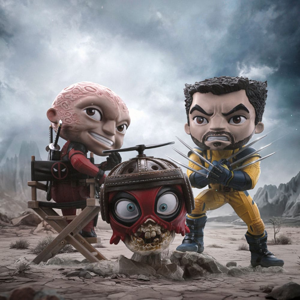 Deadpool & Wolverine Mini Co. PVC Figure Deadpool Unmasked 13cm - Mini Figures - Iron Studios - Hobby Figures UK
