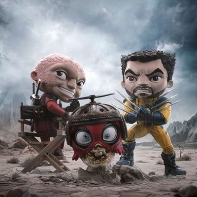 Deadpool & Wolverine Mini Co. PVC Figure Deadpool Unmasked 13cm - Mini Figures - Iron Studios - Hobby Figures UK