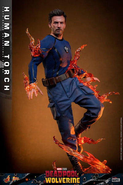 Deadpool & Wolverine Movie Masterpiece Action Figure 1/6 Human Torch 31cm
