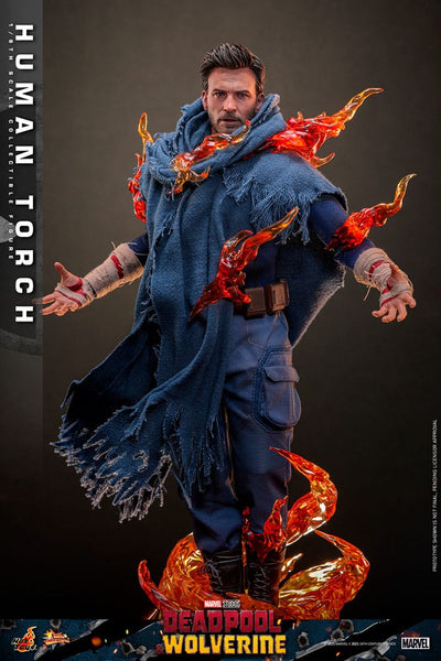 Deadpool & Wolverine Movie Masterpiece Action Figure 1/6 Human Torch 31cm